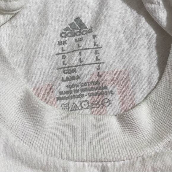 Adidas Coach Morris Final Season T-Shirt Size L White Graphic Tee Baseball #3 - Picture 3 of 6